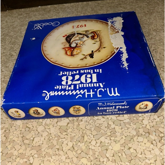 **6/$20** Vintage 1978 MJ Hummel Goebel 8th Annual Decorative Plate - Picture 8 of 9